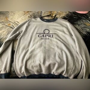 Capri Italian crewneck